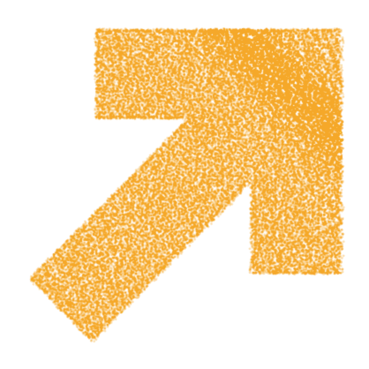 The arrow drawn in particles, a still